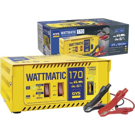 CARGADOR AUTOM.WATTMATIC 170 230V-6/12V - 280W.