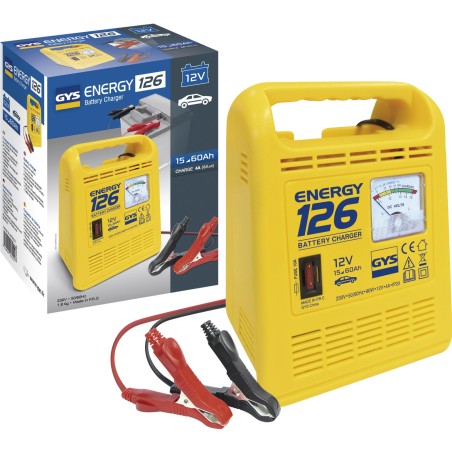 Energy 126 Chargeur traditionnel de 230V-12V-12V 