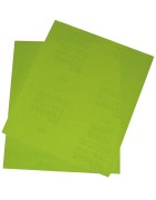 YELLOW CORONDUM SANDPAPER SHEETS