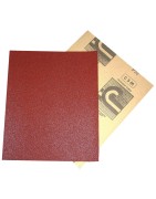 BROWN CORONDUM SANDPAPER SHEETS