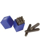 Punches in temperate steel - numbers